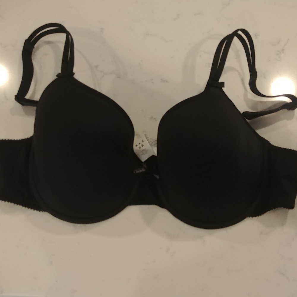 CHANTELLE BASIC INVISIBLE TSHIRT BLACK BRA - Picture 4 of 8